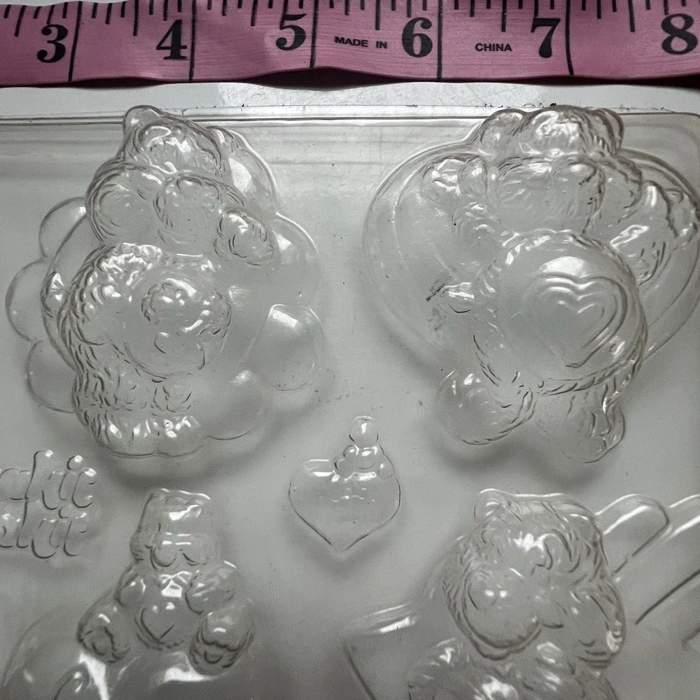 Vintage Care Bears Chocolate Mold - 1980's Licensed - 9 Cavity - Craft Or Candy